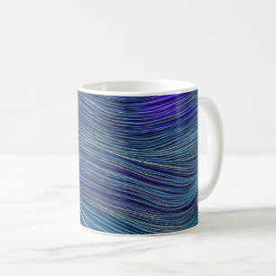 Mug Paysage marin abstrait Vagues fracturées 05