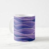 Mug Paysage marin abstrait Vagues fracturées 26 (Devant gauche)