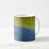 Mug Paysage marin abstrait Vagues fracturées 34 (Devant droit)