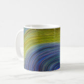 Mug Paysage marin abstrait Vagues fracturées 34 (Devant gauche)