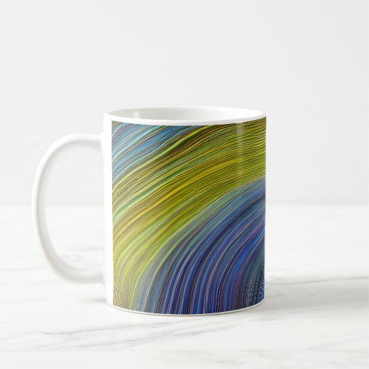 Mug Paysage marin abstrait Vagues fracturées 34 (Gauche)