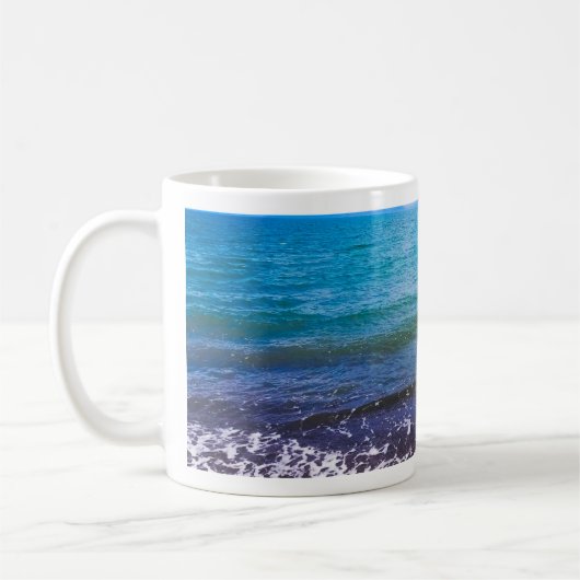 Mug Paysage Marin Côtier Paisible (Gauche)
