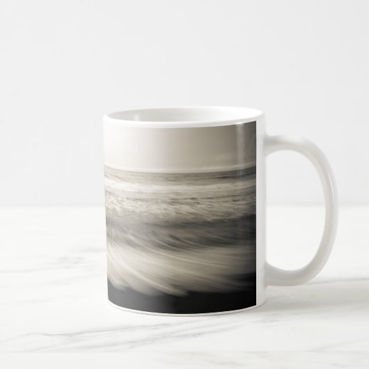 Mug Paysage marin N&B, Hawaï (Droite)