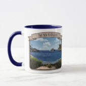 Mug Paysage marin (personnalisable) (Gauche)