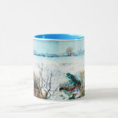 Mug Paysage neigeux avec Arles par Vincent van Gogh (Centre)