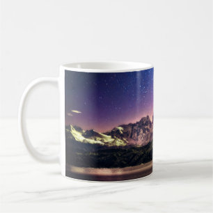 Mug Paysage nocturne coloré avec starry starry