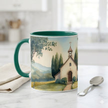 Paysage Pastel du Chemin de la Chapelle Cottagecor