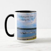 Mug Paysage pittoresque et eau. Wethersfield Cove, CT (Gauche)
