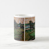 Mug Paysage, Pont à travers Oise par Vincent van Gogh (Centre)