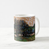 Mug Paysage, Pont à travers Oise par Vincent van Gogh (Devant droit)