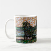 Mug Paysage, Pont à travers Oise par Vincent van Gogh (Gauche)