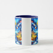 Mug Paysage psychédélique (Centre)