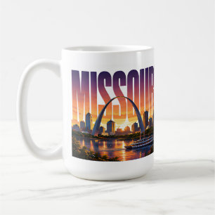 Mug Paysage riverain de l'Arche de Missouri