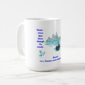 Mug Paysage romantique de Venise (Devant gauche)