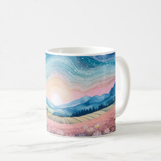 Mug Paysage rose bonheur