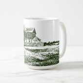 Mug Paysage rural maison de ferme de style coupe (Devant droit)