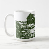 Mug Paysage rural maison de ferme de style coupe (Gauche)