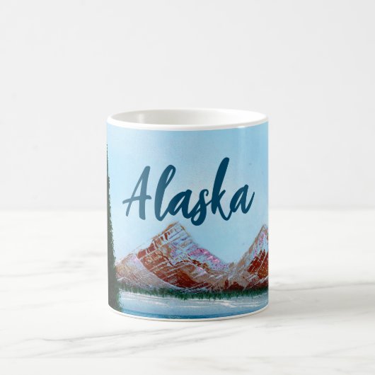 Mug Paysage sauvage de l'Alaska (Centre)