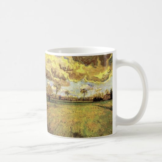 Mug Paysage sous un ciel orageux par Vincent van Gogh (Droite)