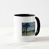 Mug Paysage suburbain au printemps (Devant droit)