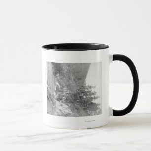 Mug Paysage sur la route de bois mort à Sturgis