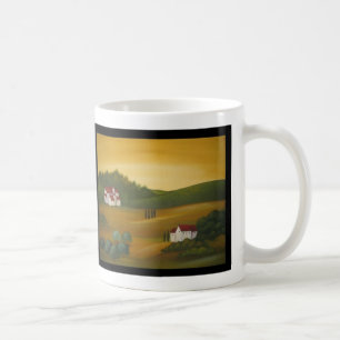 Mug Paysage toscan d'or