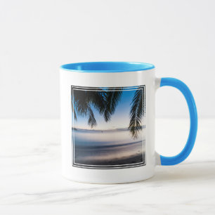 Mug Paysage tropical au coucher du soleil, Fidji