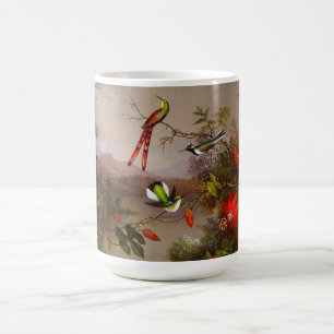 Mug Paysage tropical avec dix colibris