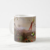 Mug Paysage tropical avec dix colibris (Devant gauche)