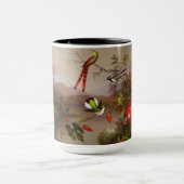Mug Paysage tropical avec dix colibris (Centre)