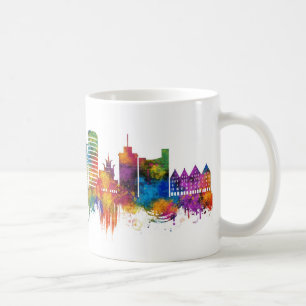 Mug Paysage urbain de Bergen Norvège