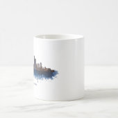 Mug Paysage urbain de Boston à l'aquarelle (Centre)