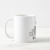 Mug Paysage urbain de Boston – Conception de ville (Gauche)