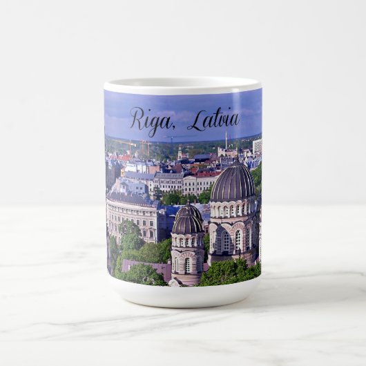 Mug paysage urbain de Riga, Lettonie (Centre)