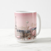 Mug Paysage urbain romantique de Paris (Devant droit)