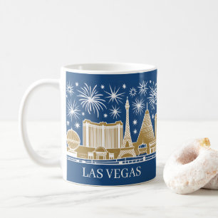 Mug Paysage urbain vintage personnalisé de la skyline 