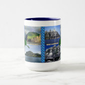 Mug Paysages rocheux du collage de l'Alaska (Centre)