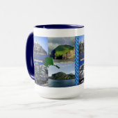 Mug Paysages rocheux du collage de l'Alaska (Devant gauche)