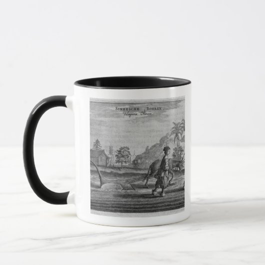 Mug Paysans chinois, une description générale d'un (Gauche)