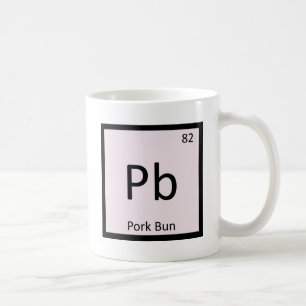 Mug Pb - Tableau périodique de chimie chinoise de