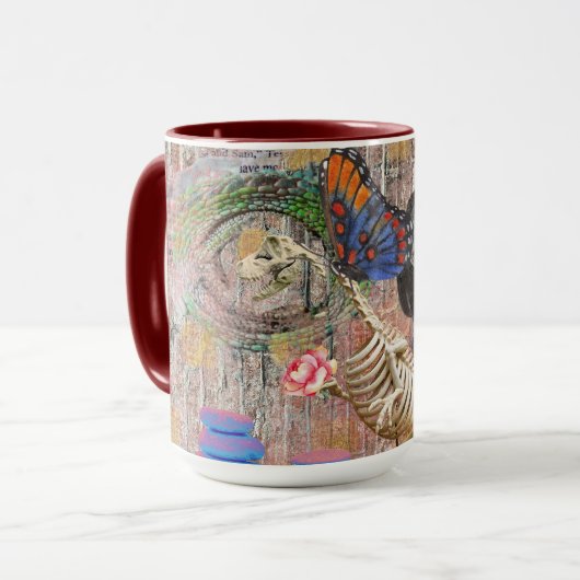 Mug PC2507 - Papillon T-Rex (Devant gauche)