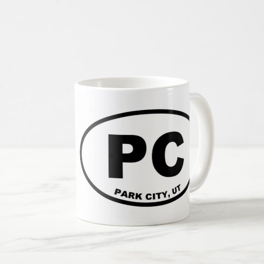 Mug PC Park City Utah (Devant droit)