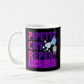 Mug Pcr Pipette Cry Répéter Pour Les Scientifiques Du (Gauche)