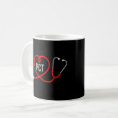 Mug PCT Heart Stethoscope Cute Patient Care Technician (Devant gauche)