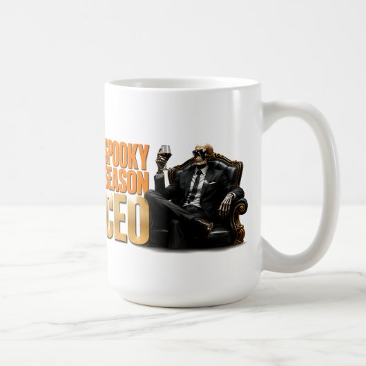 Mug 💼 PDG de la saison effrayante Citation drôle d'Ha (Droite)