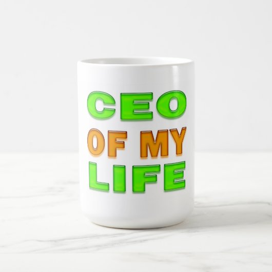 Mug PDG de My Life Motivational et Inspiration (Centre)