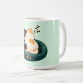 Mug "PDG de Nap" Chat dormant sur le canapé (Devant droit)