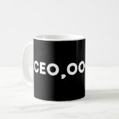 Mug pdg, drôle d'entreprise et d'entrepreneuriat (Devant gauche)