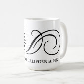 Mug PDOJ à la plage en CA 2012 (Devant droit)