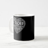Mug PE Enseignement physique Enseignant Appréciation E (Devant gauche)